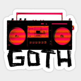 Goth Rock Radio for Goth Music Sticker